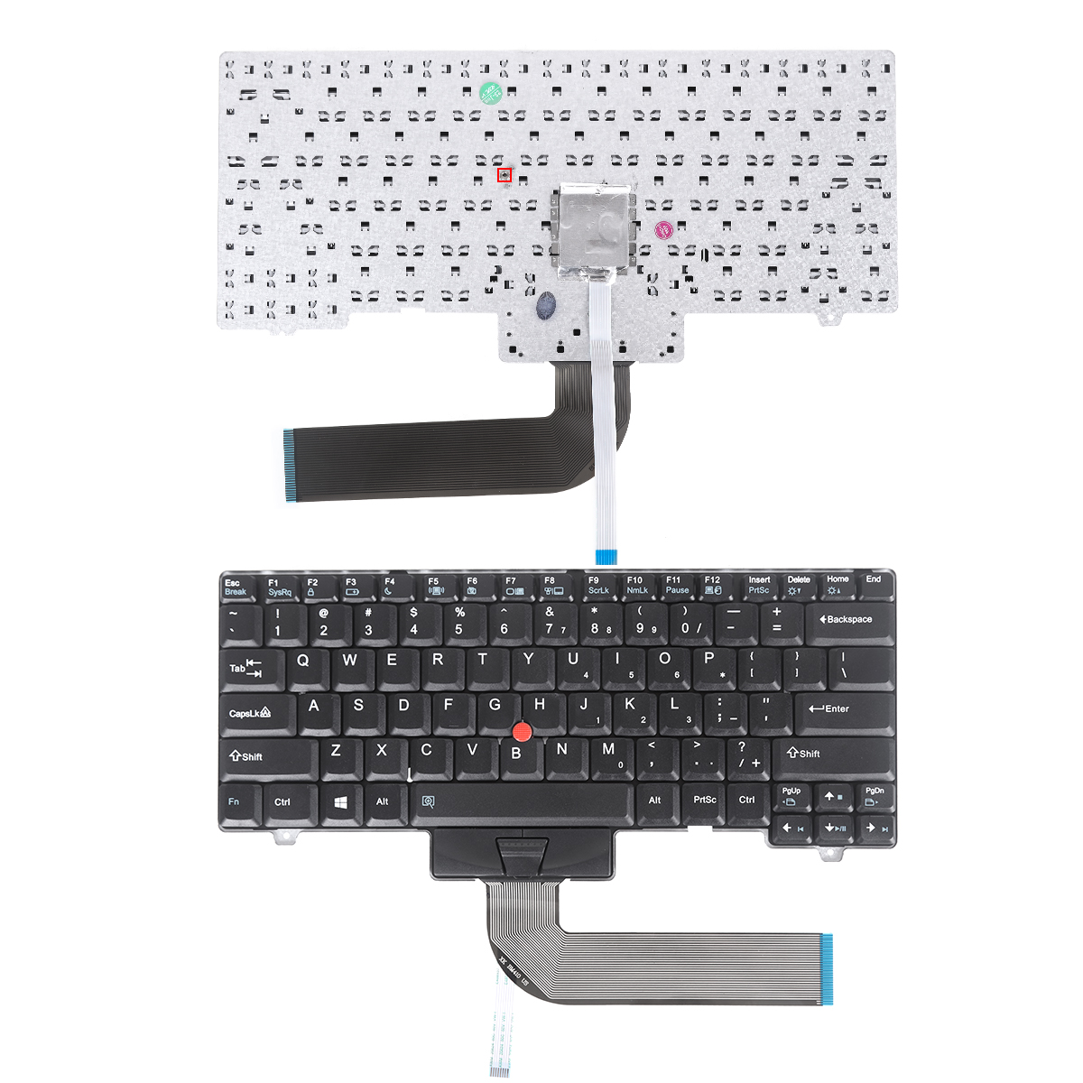 Picture of New Replacement Laptop Keyboard For Lenovo ThinkPad L410 L420 L412 L510 L512 SL410 SL510 BLACK（With Point，Win8） US Layout